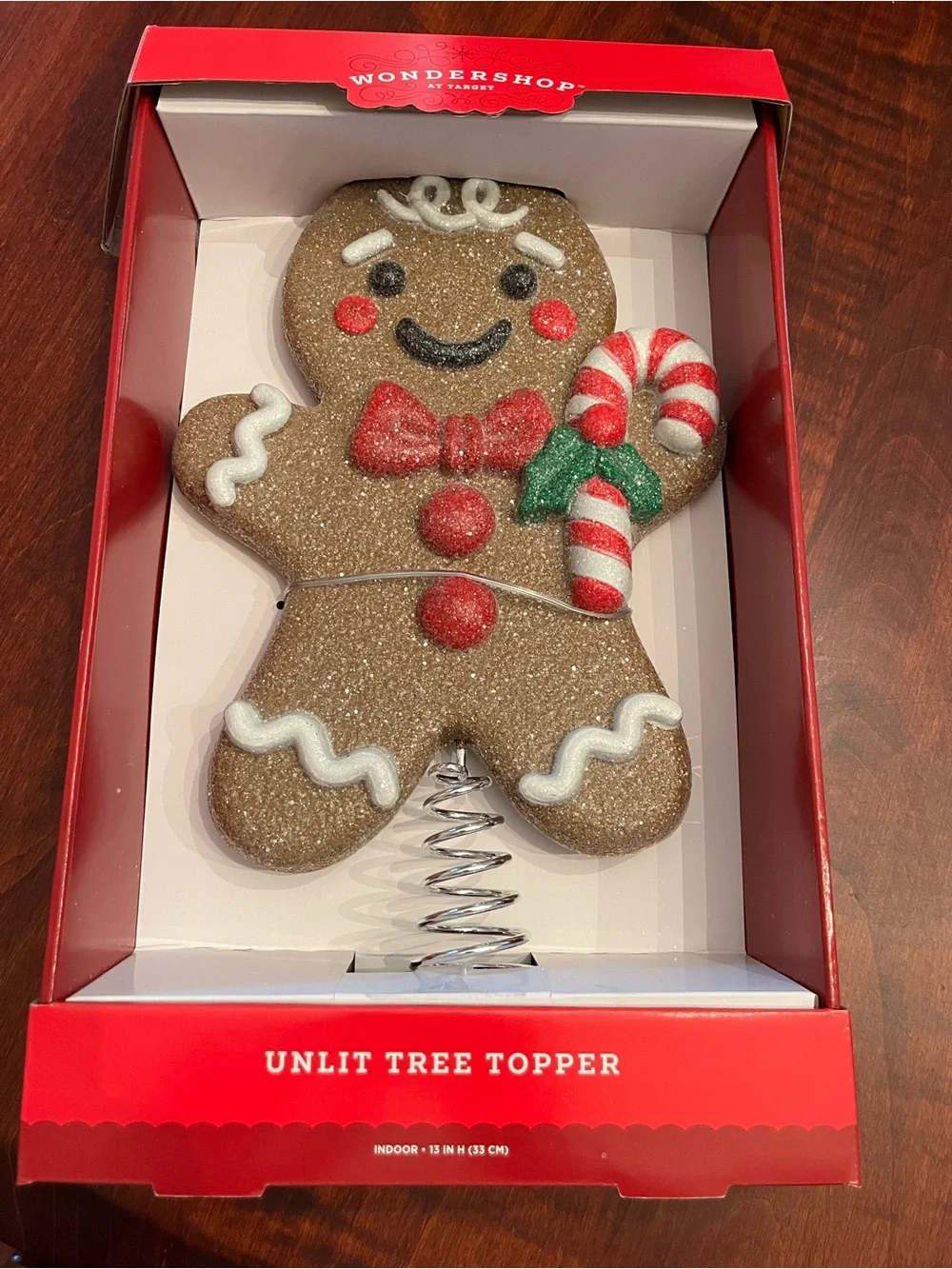 Wondershop Gingerbread Man Topper